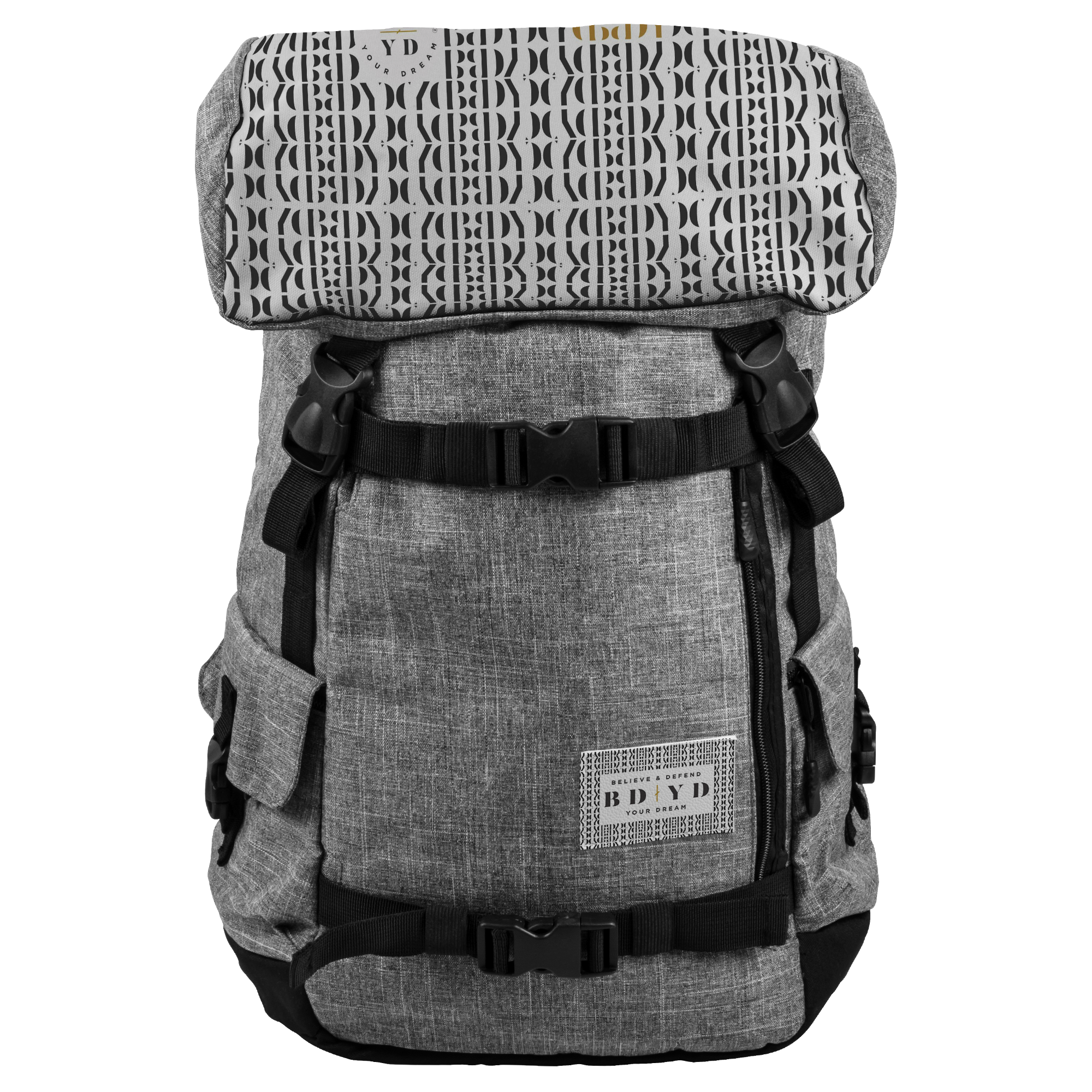 BDYD Blk-White Designer Backpack